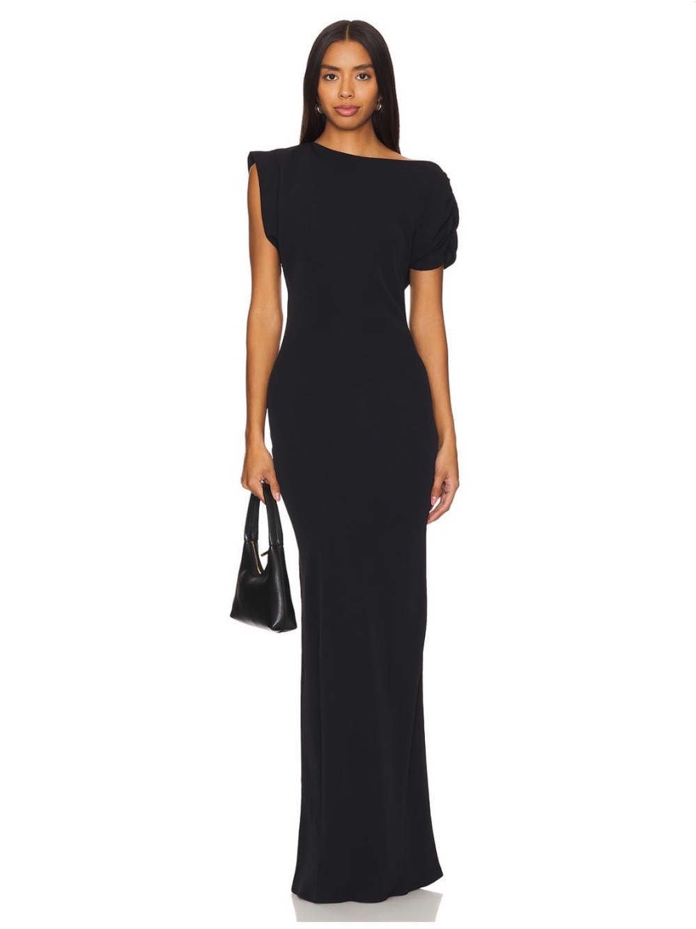 Amanda Uprichard x REVOLVE Elroy Maxi Dress | Black | Size Small